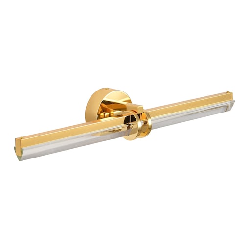 Lampa ścienna kinkiet LOVELY LED złota 58 cm