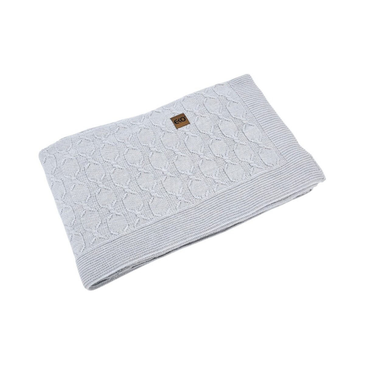 Koc z wełną z Alpaki 150x200 cm - MODENA SZARY