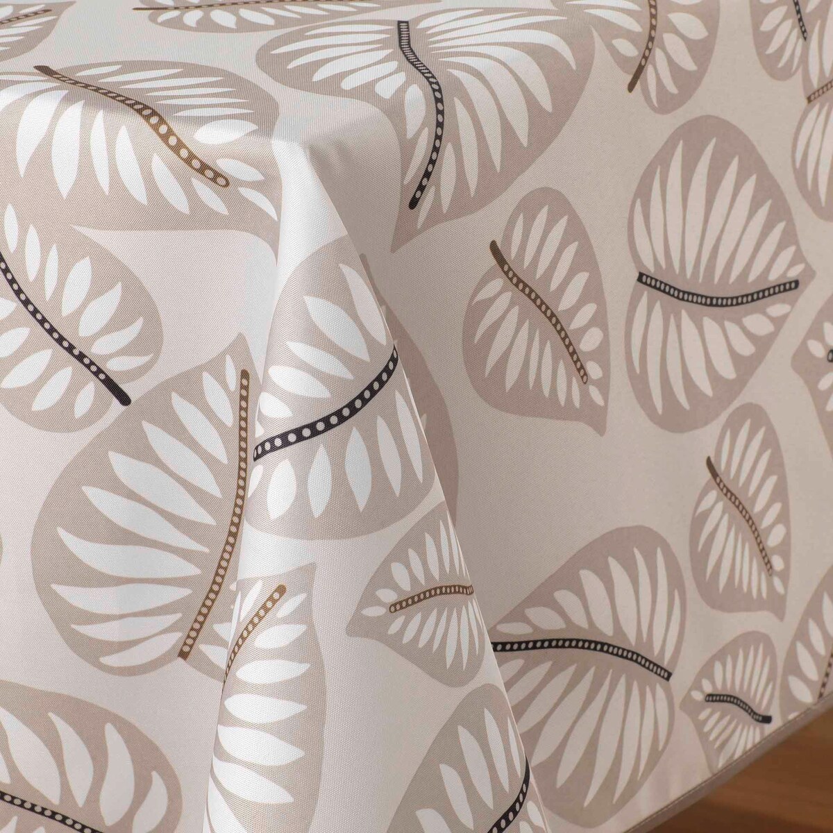 Kwadratowy obrus poliestrowy z nadrukiem ALMA, 150 x 150 cm