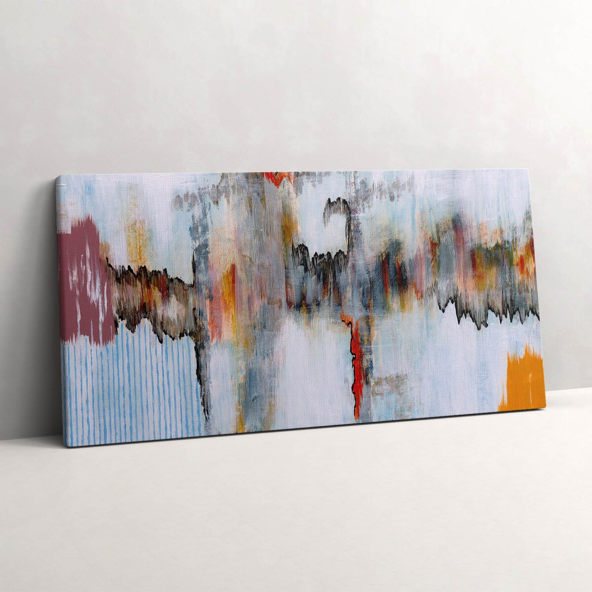 Obraz na płótnie Abstrakcyjne malarstwo, 140x70 cm
