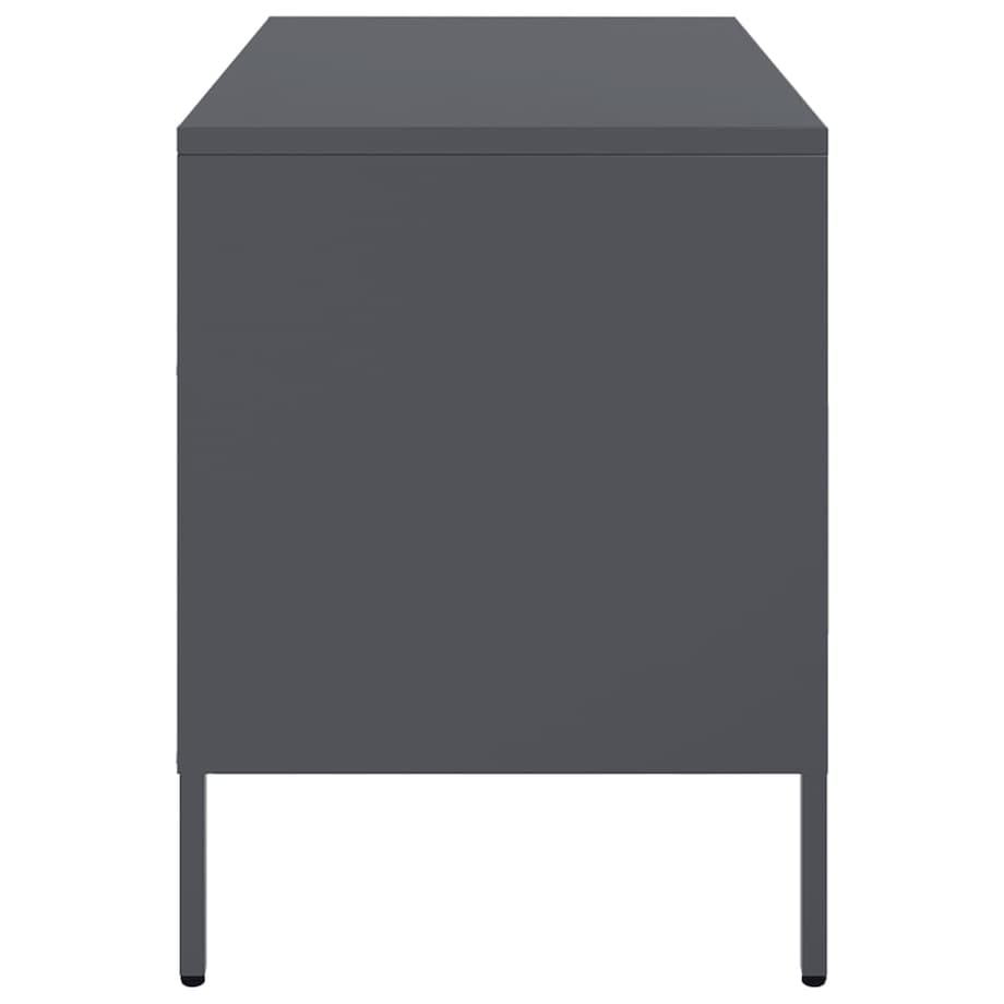 vidaXL Szafka RTV, antracytowa, 68x39x50,5 cm, stalowa