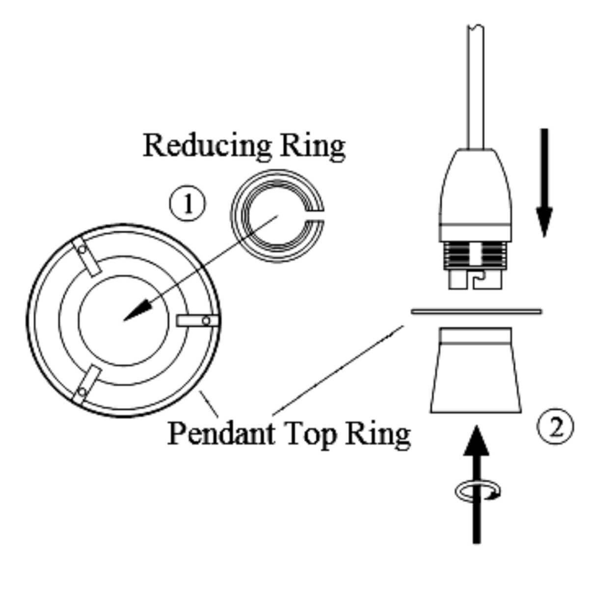 Klosz tkaninowy do lampy Hilda HIL1639 okrągły szary, Dar Lighting