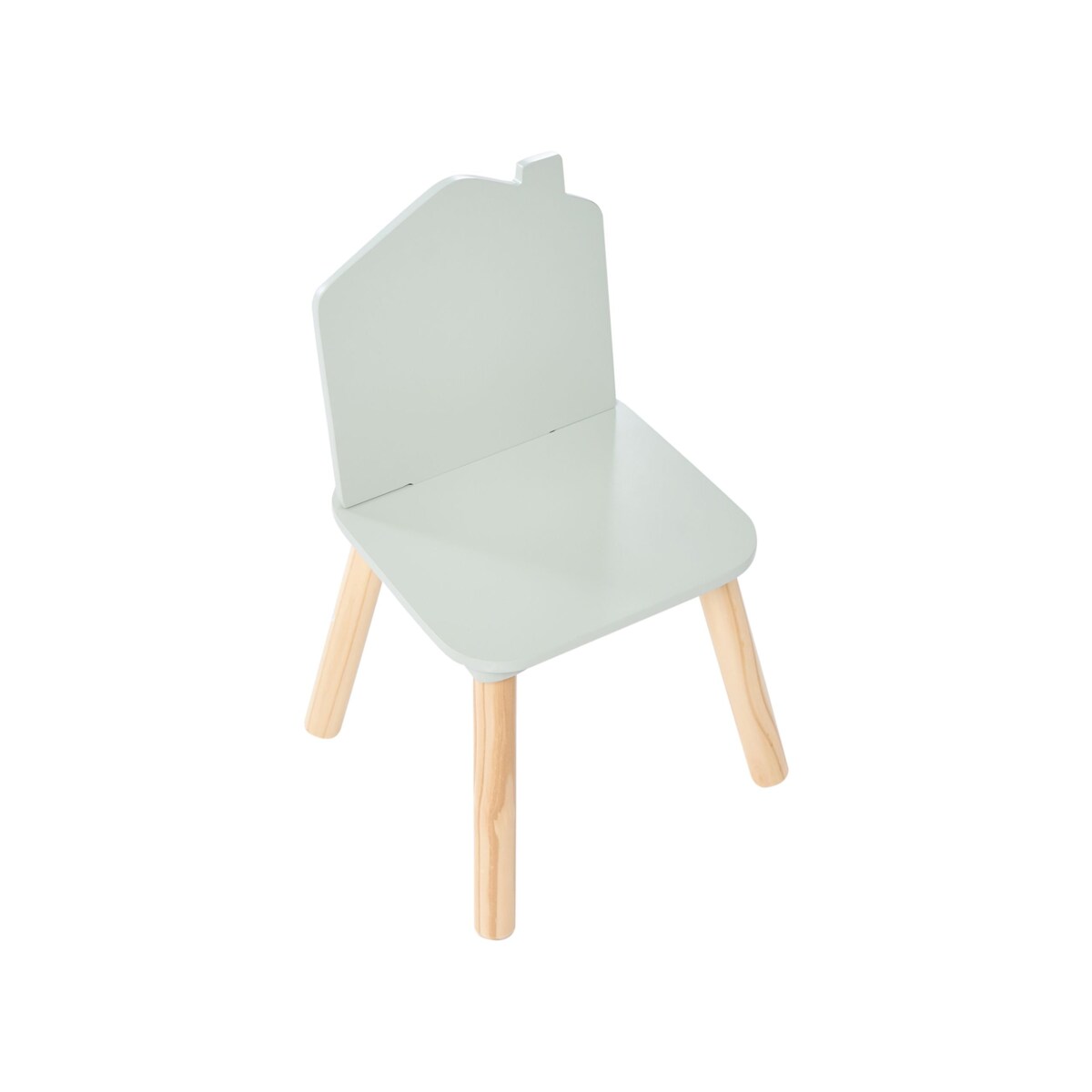 Stół z krzesłami dla dzieci QUILPIE Jasnozielony