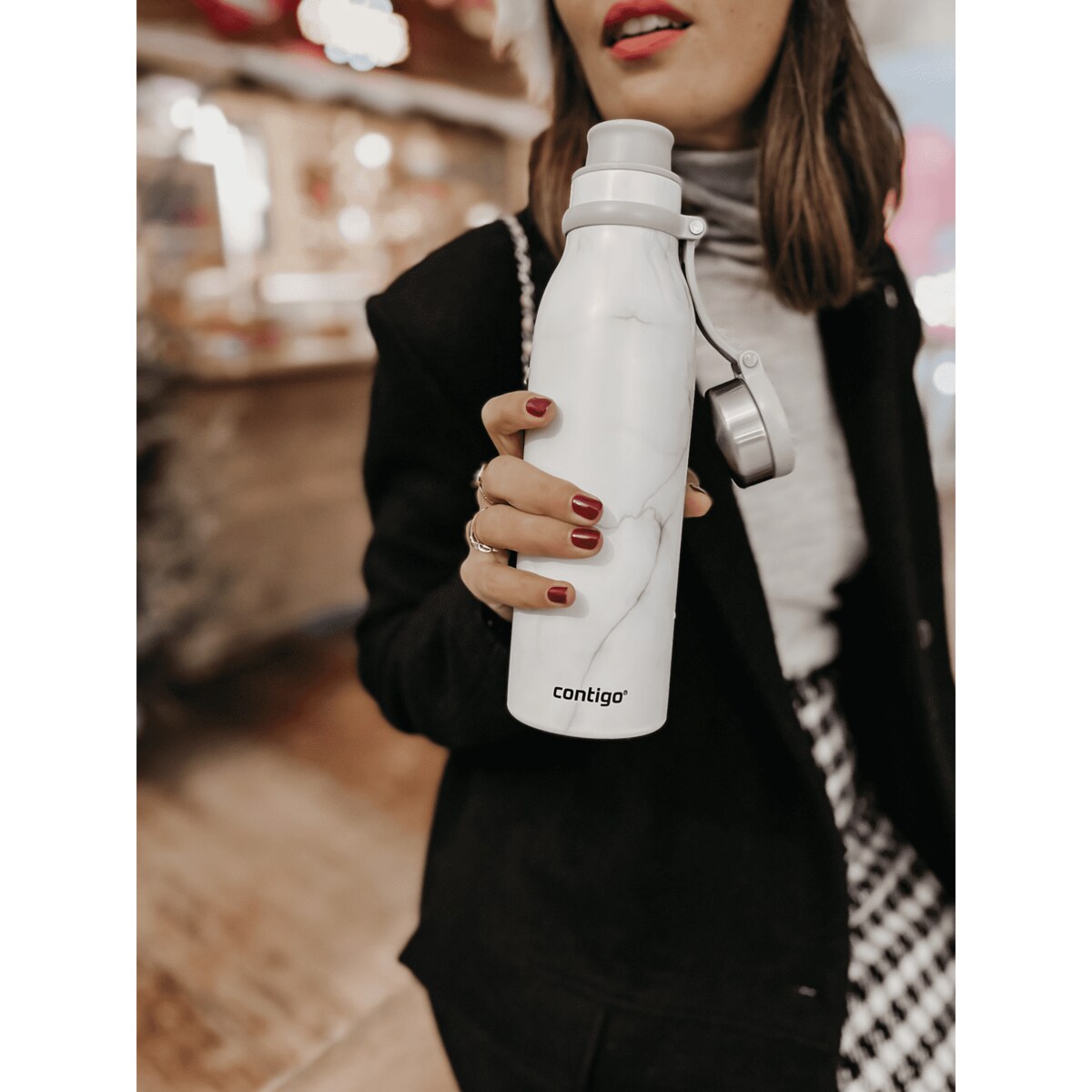 Butelka termiczna Contigo Matterhorn Couture 590ml - White Marble