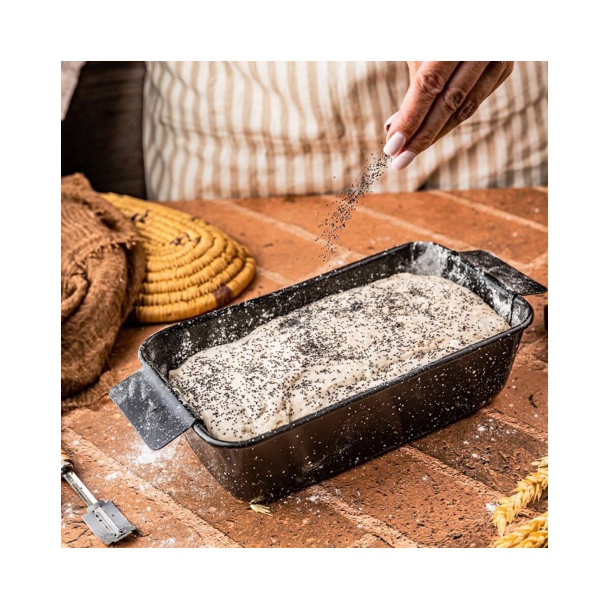 Kinghoff forma do chleba 24x13,5cm z wkładką KH1953