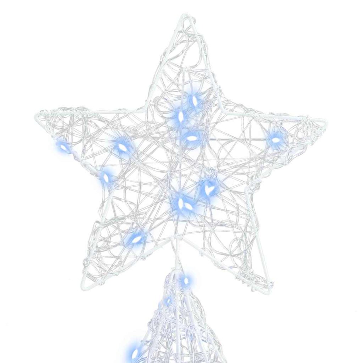 vidaXL Choinka z 240 diodami LED Zimna biel 180 cm Akryl