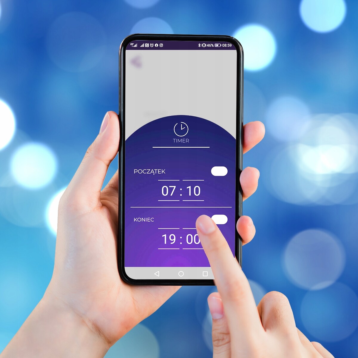 Inteligentne Lampki Led 200 Diod Białe - Sterowanie Aplikacją Na Telefonie