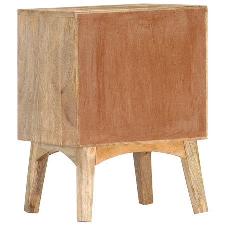 vidaXL Szafka nocna, 40x35x55 cm, lite drewno mango