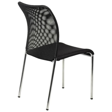 Krzesło biurowe HN-7502 czarne/chrom