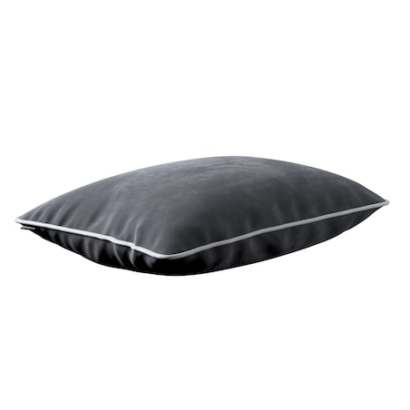 Poszewka Laura na poduszkę prostokątna 60 x 40 cm 60x40 grafitowy szary