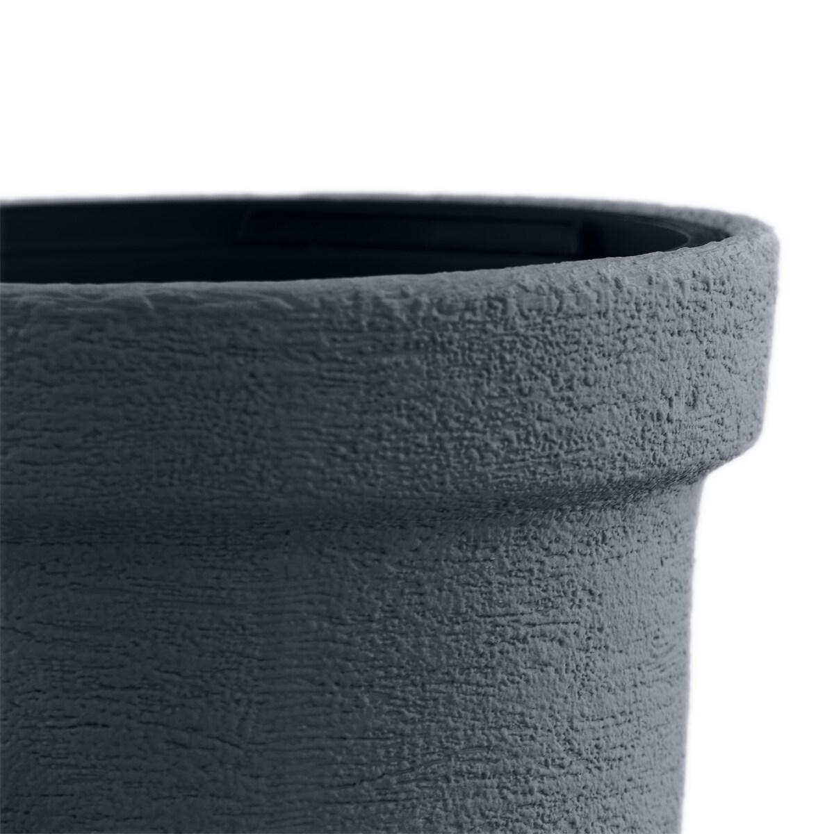 Doniczka Donica Ogrodowa 40 Cm Efekt Cegły Wysoka Okrągła Na Taras Do Ogrodu Domu Antracytowa