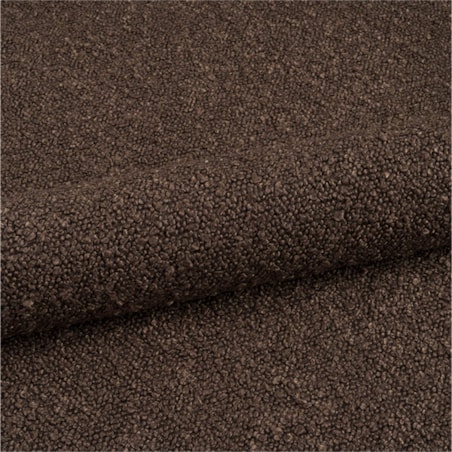 Poszewka BOUCLE z dekoracyjnym rantem BC2080 | brązowy - 40 x 40 cm