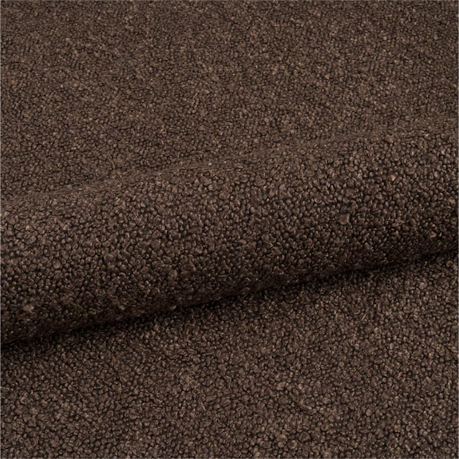 Poszewka BOUCLE z dekoracyjnym rantem BC2080 | brązowy - 40 x 40 cm