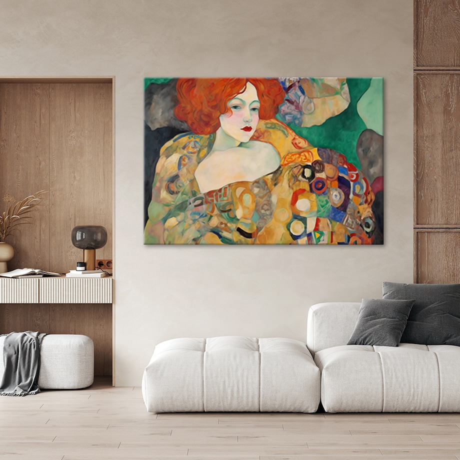 Feeby Obraz na płótnie, Rudowłosa kobieta - G. Klimt 90x60