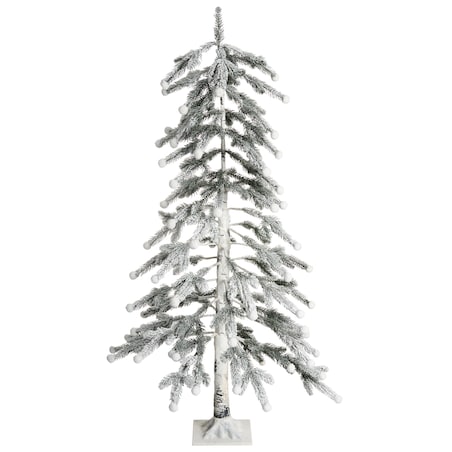 Dekoracja ogrodowa LED HASSLAN Choinka 125 cm Biały