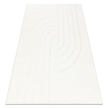 Dywan CURVY biały 11 Curves do prania, 200x290 cm