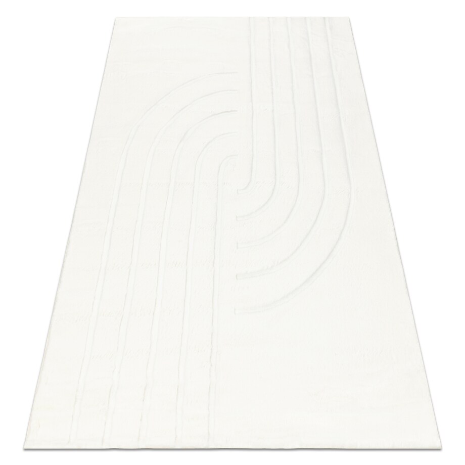 Dywan CURVY biały 11 Curves do prania, 200x290 cm