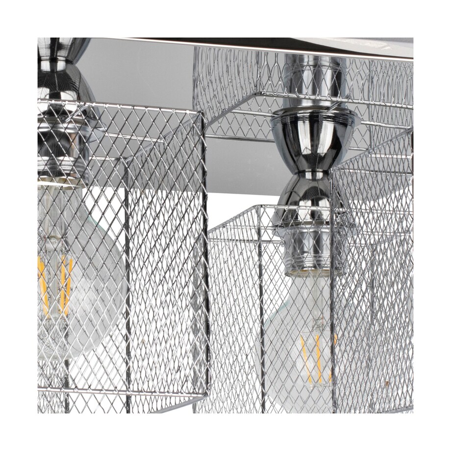 Lampa Sufitowa BRITOP Lighting 4xE27 25W Klasyczne Połączenie Chromu z Chromowanymi Kloszami, Polski Producent, 1 szt.