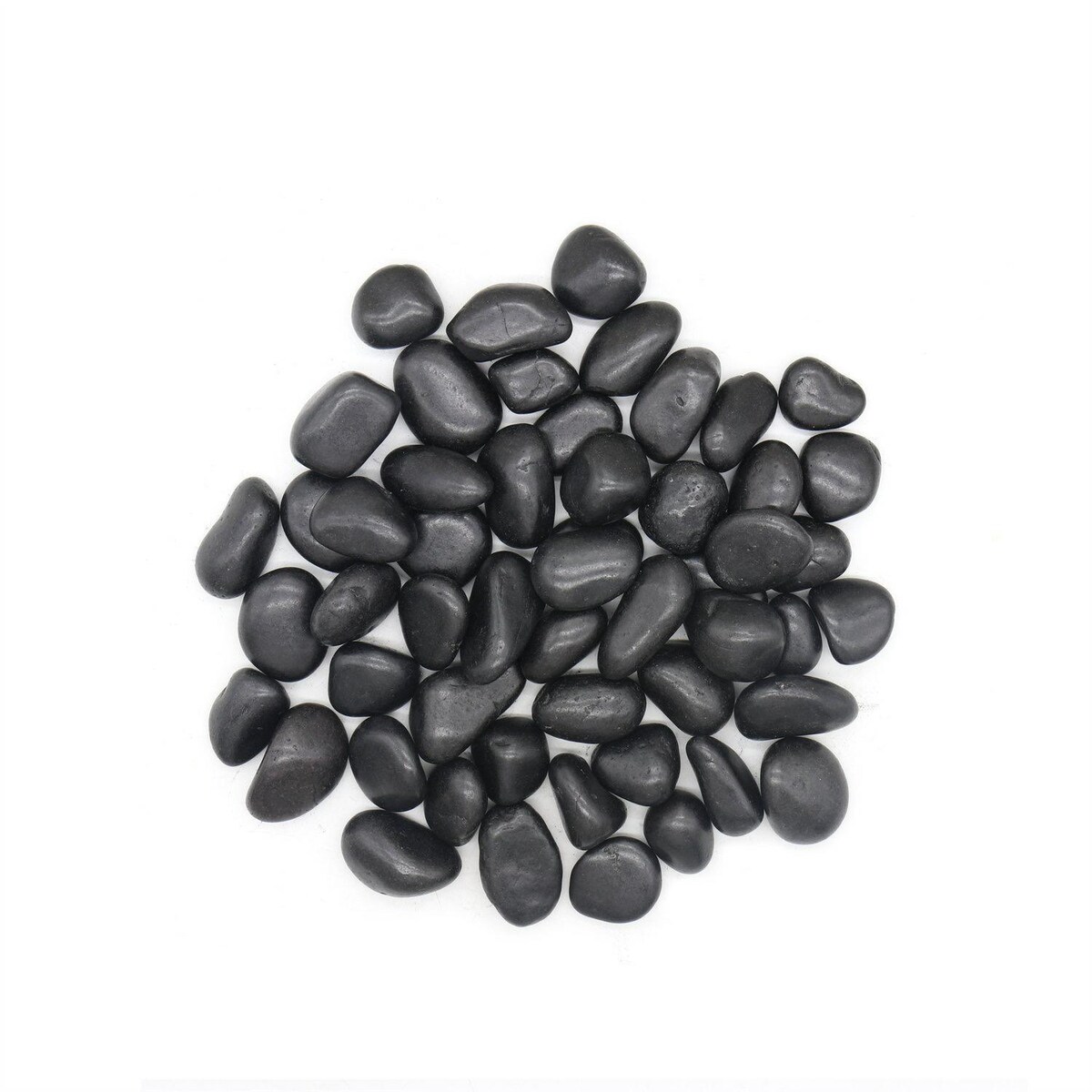 Kamień dekoracyjny ogrodowy OTOCZAK POLEROWANY 2-3 cm 200 kg czarny