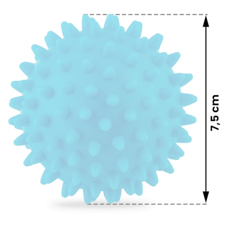 Piłka z kolcami do masażu fitness roller twarda Neo-Sport