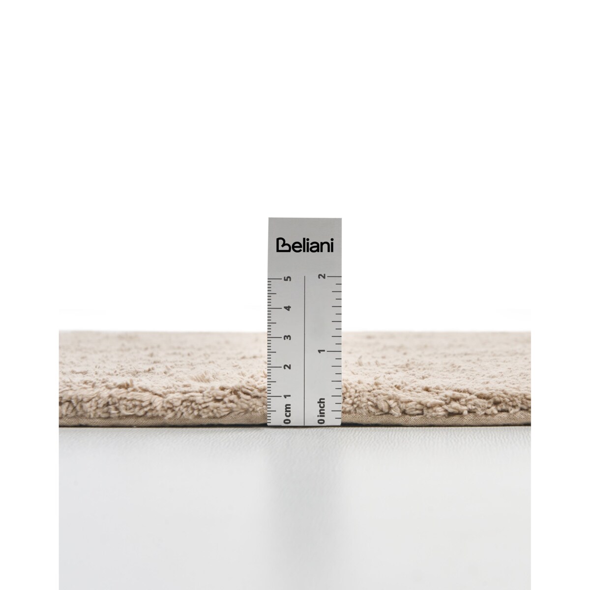 Dywanik łazienkowy GOELA Jasnobrązowy 60 x 90 cm Bawełna