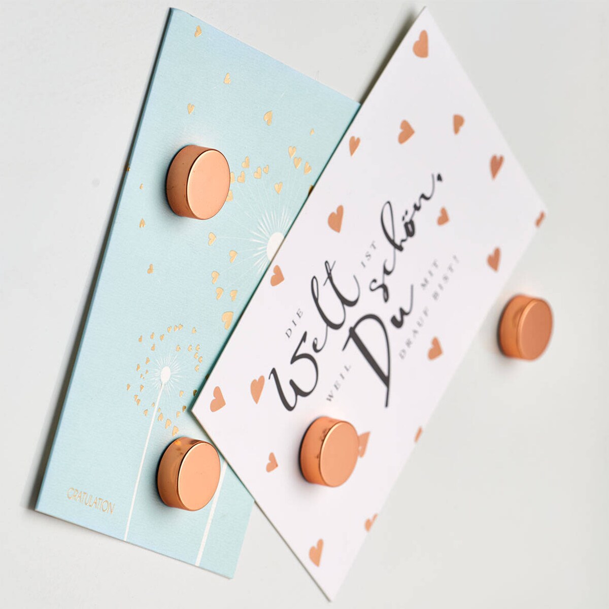 Komplet magnesów, 4 sztuki, Ø 2,3 cm