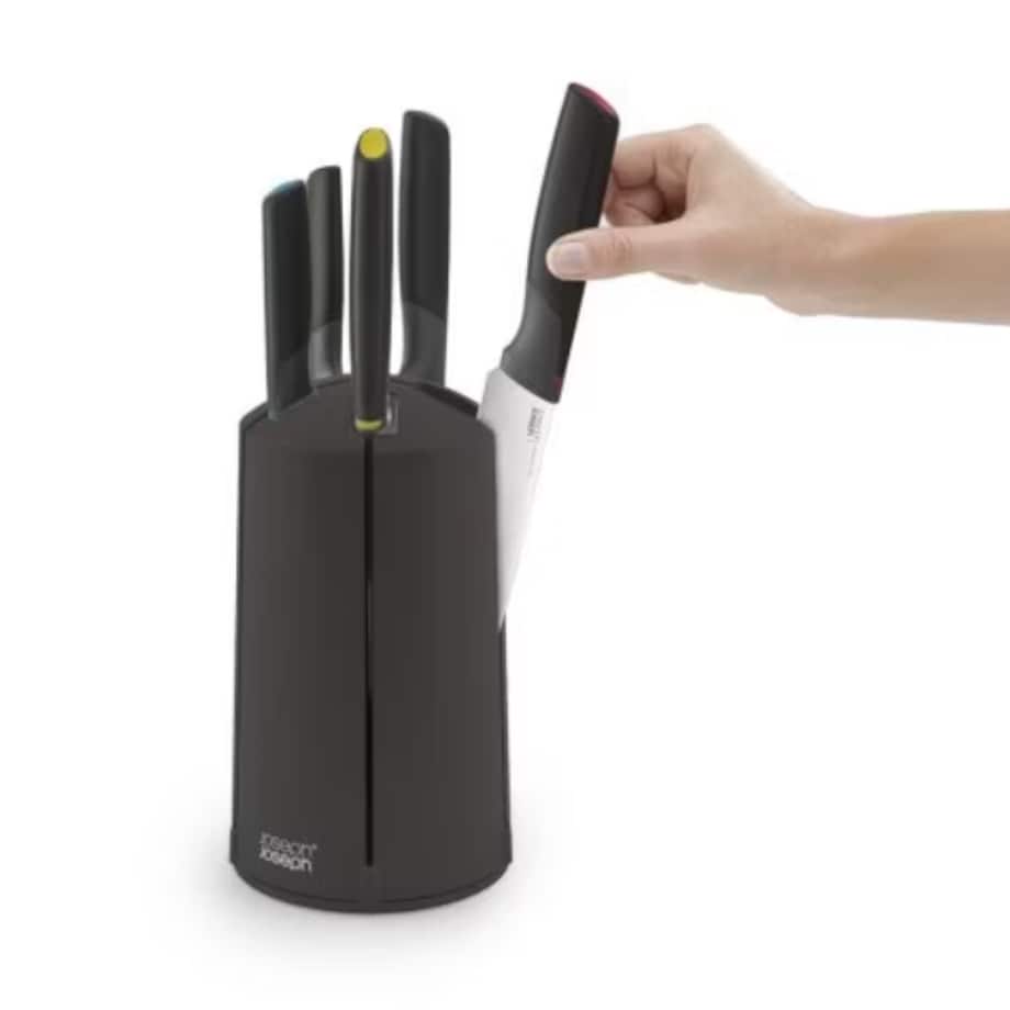 Zestaw 5 noży w obrotowym stojaku Elevate, Joseph Joseph