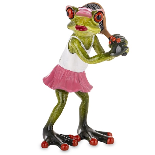 Figurka - żabka 15x9x9,5 cm FROGG tenisistka