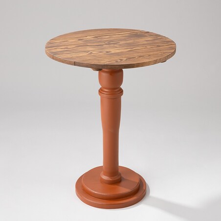 Stolik kawowy Elina Terakota 60x79 cm, 60x79 cm