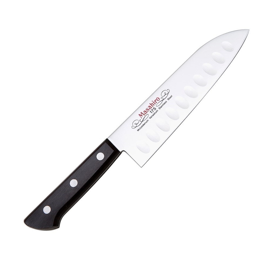 Masahiro nóż Bwh Santoku Dimple 175mm 14079