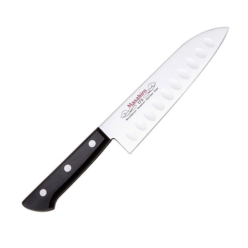 Masahiro nóż Bwh Santoku Dimple 175mm 14079