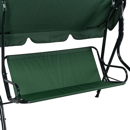 Huśtawka Ogrodowa Bujana Wolnostojąca Na Taras Metalowa Zielona RENO