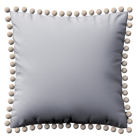 Poszewka Wera na poduszkę 45x45 srebrzysty szary