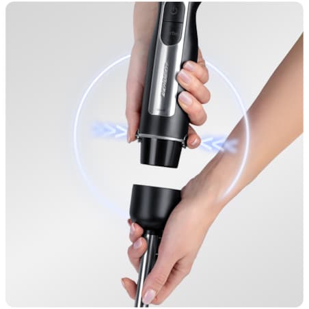 Blender ręczny 1500W czarny Berdsen tytanowe ostrza wielofunkcyjny 5w1