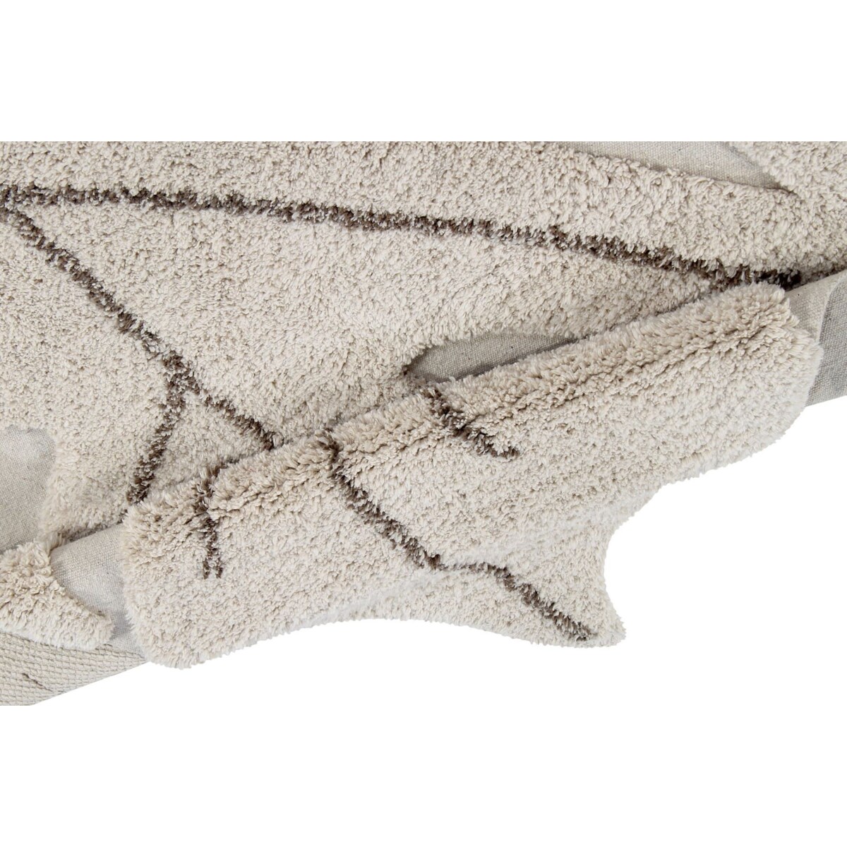 Dywan bawełniany Monstera Natural 120x180 cm Lorena Canals