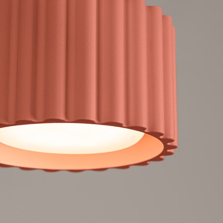 Plafon AURA 1 brzoskwiniowy Gx53