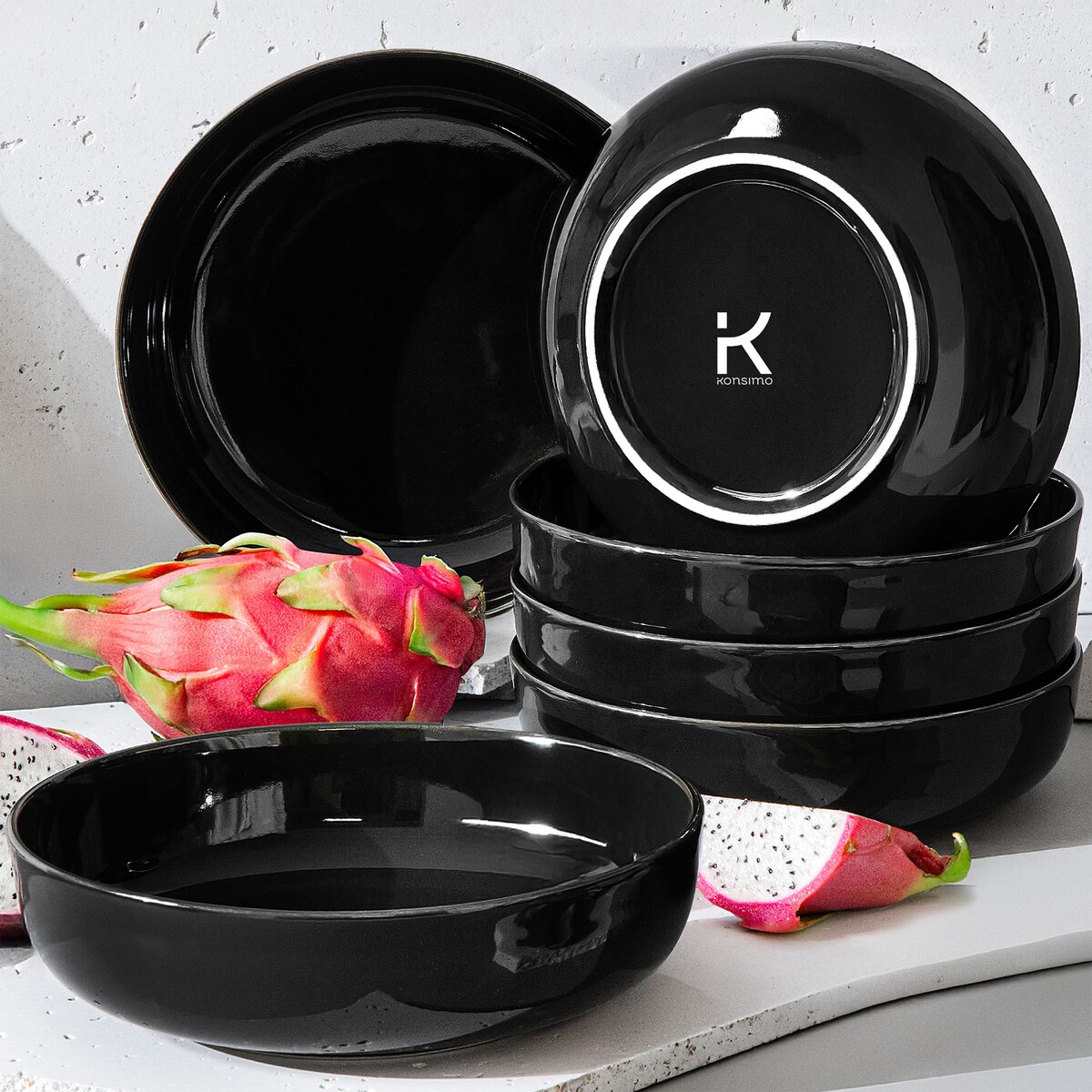 Konsimo VICTO Talerz głęboki 6szt.