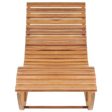 vidaXL Leżak bujany, lite drewno tekowe