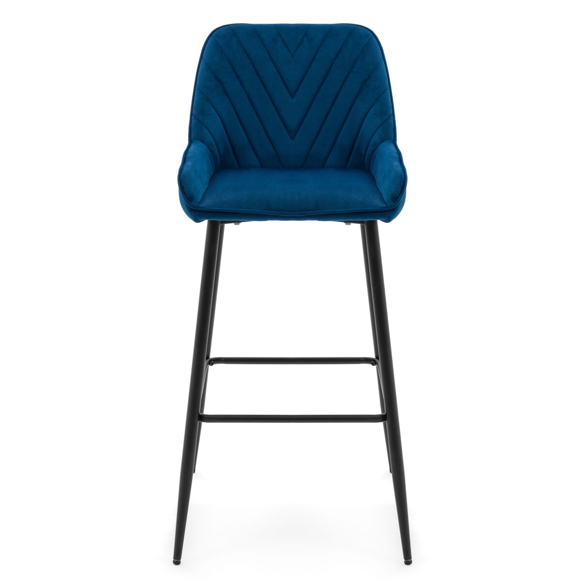 Hoker tapicerowany welurowy do salonu jadalni barowy glamour VASTO