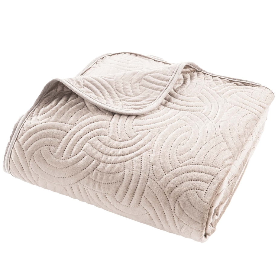 Narzuta ecru 220x240 cm i 2 poszewki - ADANA