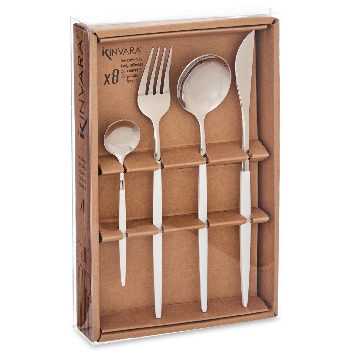 Zestaw sztućców ozdobnych dla dwóch osób MIRROR