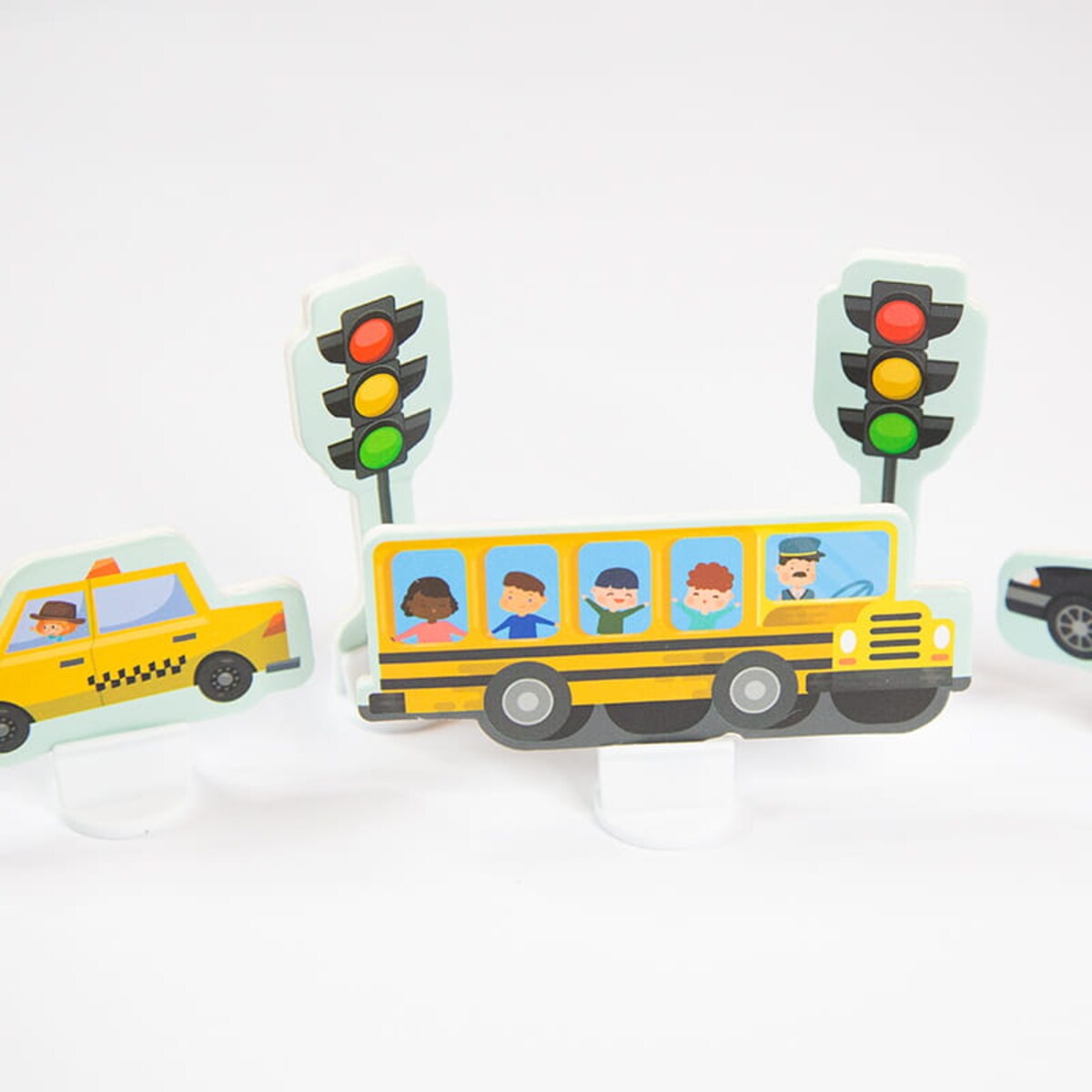 Droga - tor dla samochodów Miasto - Puzzle 44 elementy