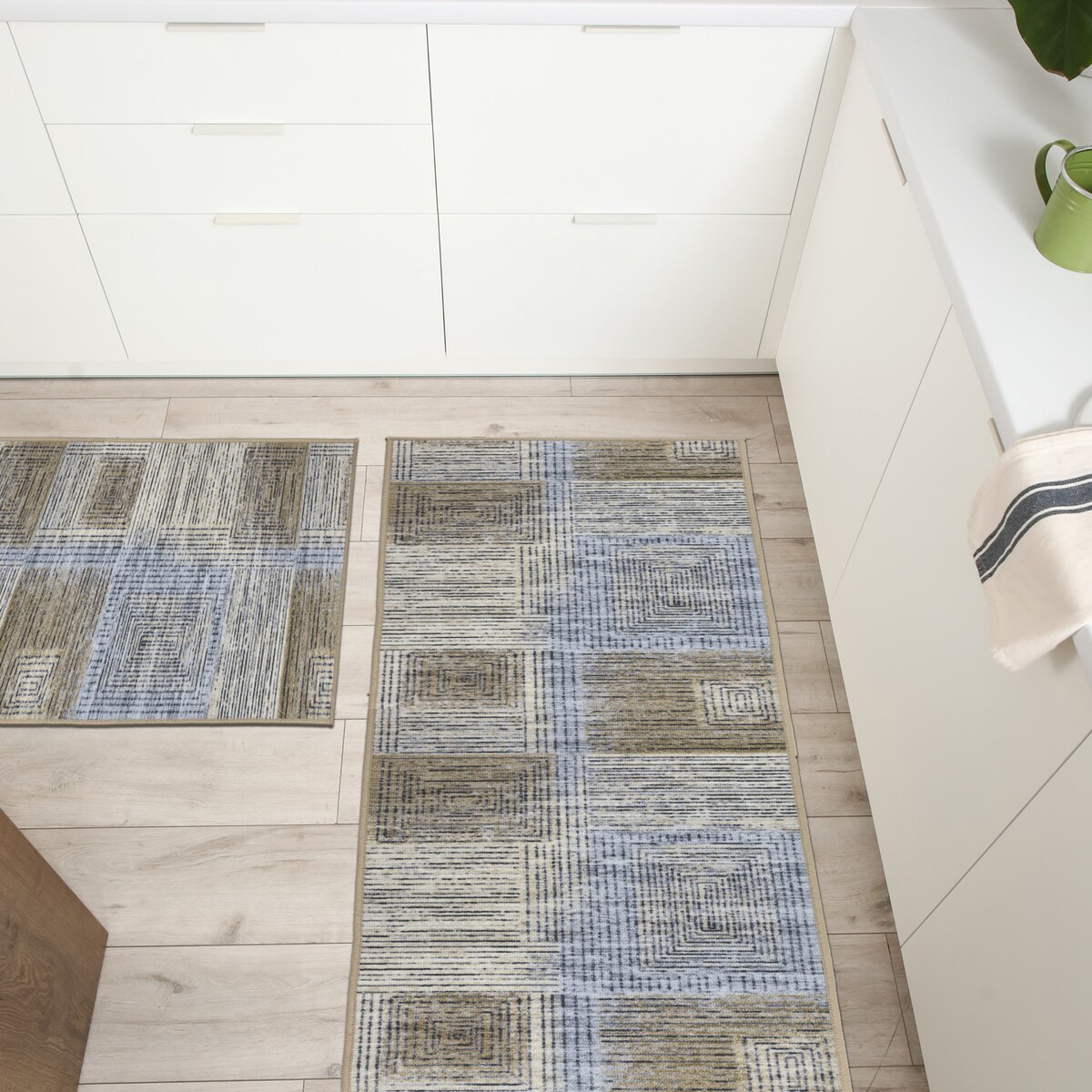 Chodnik Antypoślizgowy Vita 80x200 cm Przecierka Beżowy