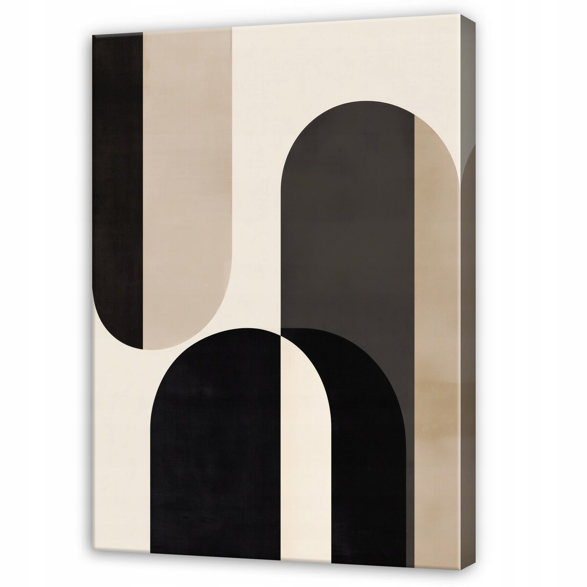 Obraz Na Płótnie Do Sypialni Salonu Abstrakcja Boho Beżowy Abstrakcja 40x60