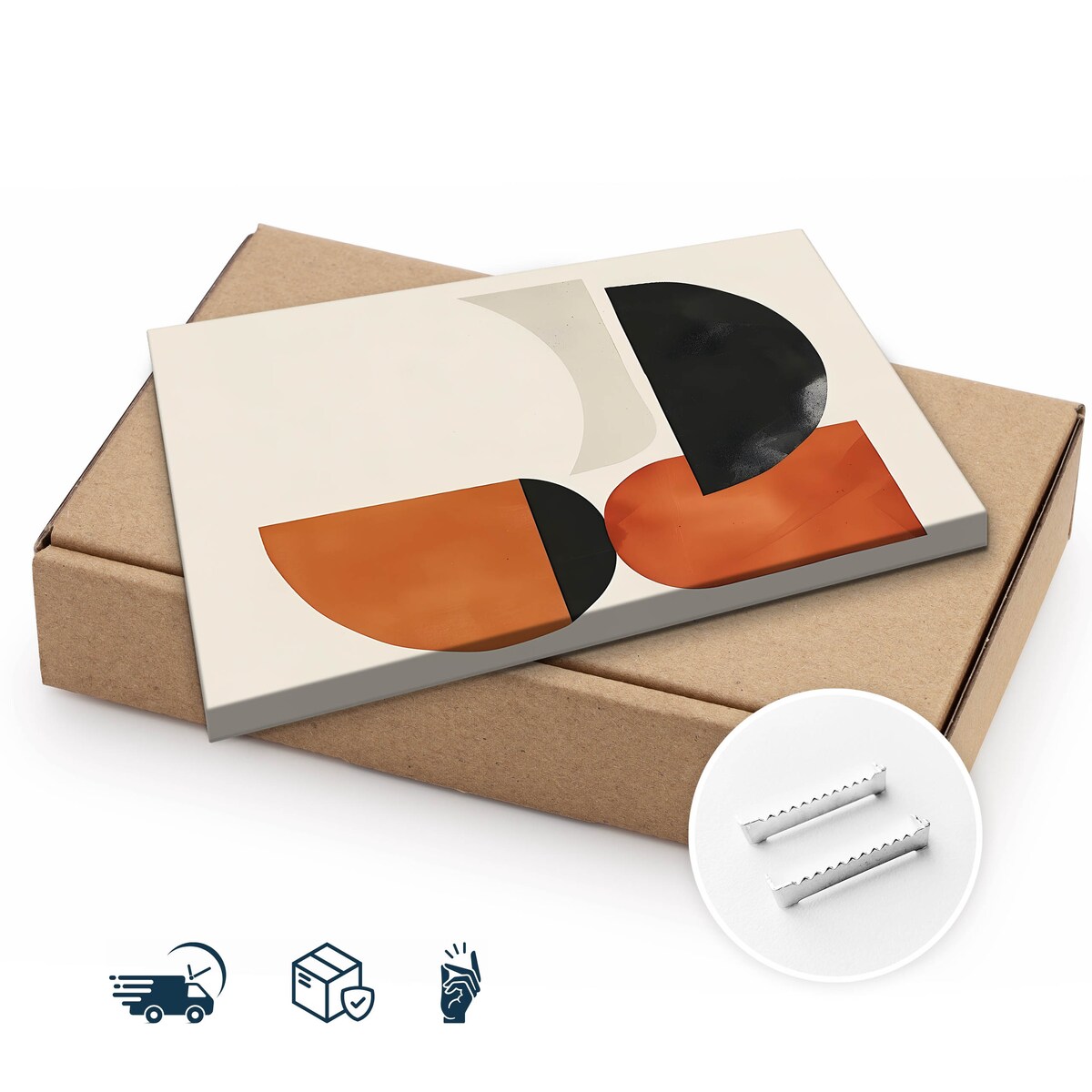 Obraz Ścienny Do Salonu Wzór Geometryczny Styl Boho Abstrakcja 120x80cm