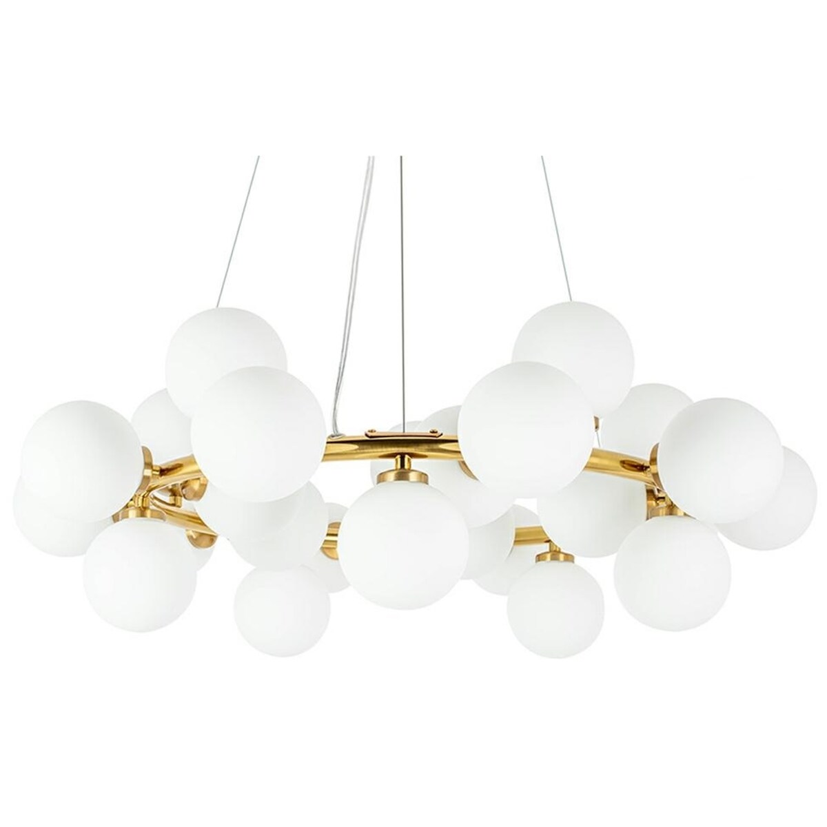 Lampa wisząca Cosmo MSE010100223 bubbles biała złota