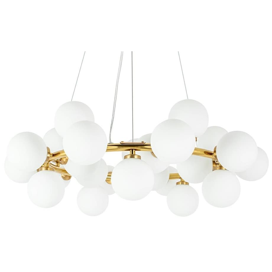 Lampa wisząca Cosmo MSE010100223 bubbles biała złota