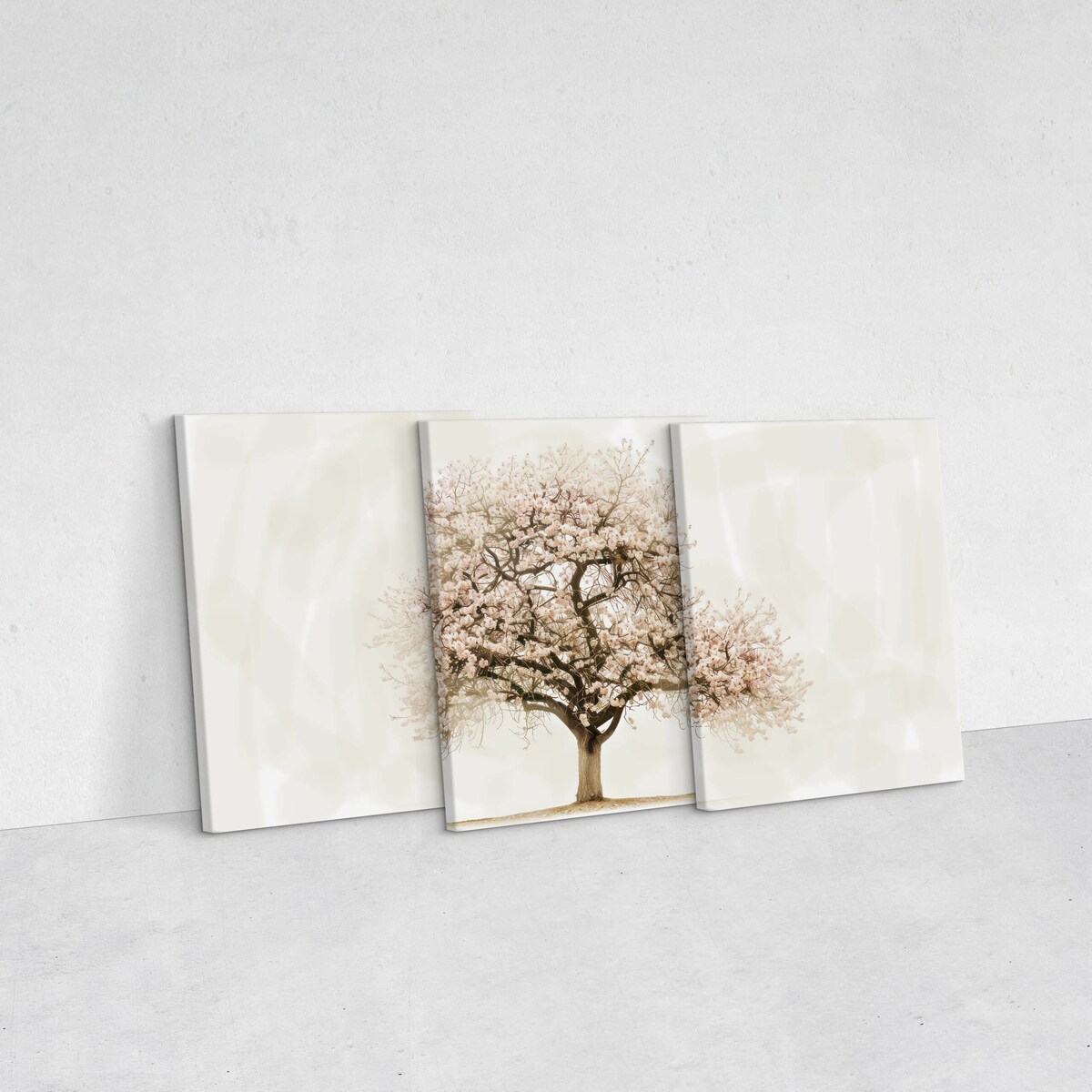 3x Obraz Ścienny Set Abstrakcja Sakura Japońska Wiśnia Styl Boho 30x40cm