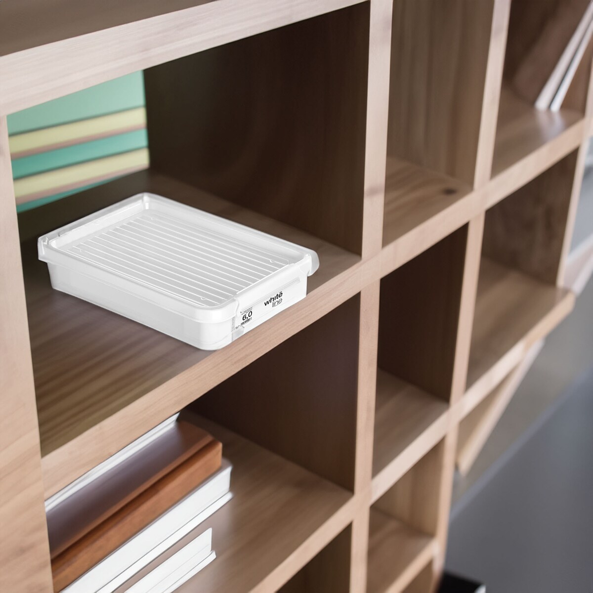 Pojemnik Plastikowy Pudełko Z Pokrywą Do Przechowywania Box Organizer 6L