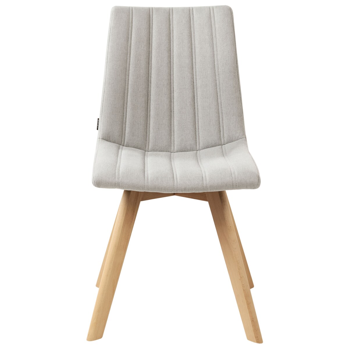 Zestaw 2 krzeseł do jadalni CALGARY II Jasnoszary